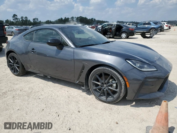 2023 Toyota GR86 Premium with VIN JF1ZNBF1XP8763634, listed as a Copart auction lot 72179164 with 17,744 mi miles and Salvage Title. Bid and sale history available at carsss.com. Image 4.