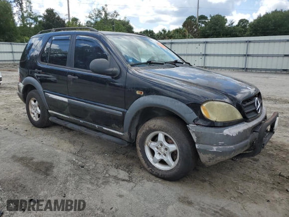 1998 Mercedes-Benz M-Class with VIN 4JGAB54E9WA045969, listed as a Copart auction lot 69773174 with 0 mi miles and Non Repairable. Bid and sale history available at carsss.com. Image 4.