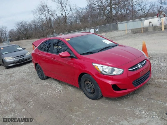 2015 Hyundai Accent GLS with VIN KMHCT4AE6FU851075, listed as a IAAI auction lot 41868391 with 90,523 mi miles. Bid and sale history available at carsss.com. Image 1.