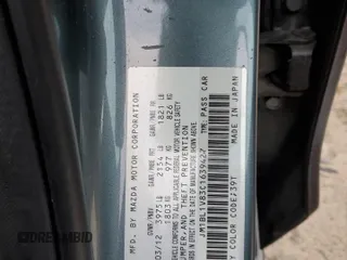 2012 Mazda 3 i Touring with VIN JM1BL1V83C1639427, listed as a Copart auction lot 42655725 with 161,473 mi miles and Salvage Title. Bid and sale history available at carsss.com. Image 12.