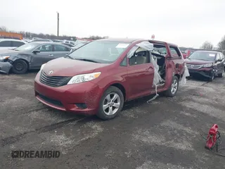 2014 Toyota Sienna L with VIN 5TDZK3DC8ES477402, listed as a IAAI auction lot 41494073 with 102,063 mi miles. Bid and sale history available at carsss.com. Image 17.