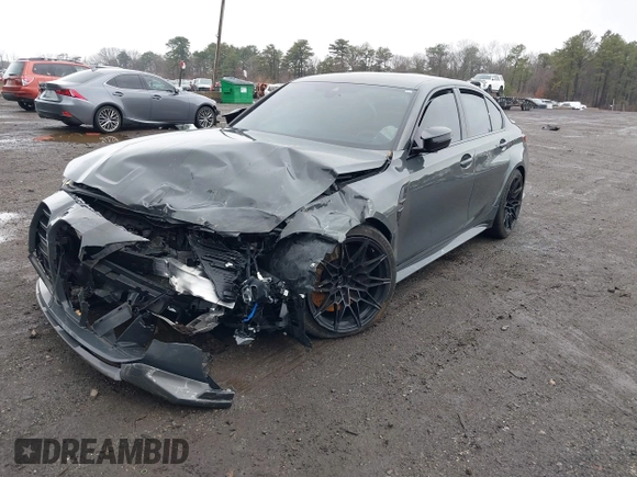 2023 BMW M3 Competition xDrive с VIN WBS43AY0XPFN86807, выставлен на аукционе IAAI как лот 41805104 с пробегом 28 773 миль миль и . История ставок и продаж доступна на DreamBid. Изображение 18.