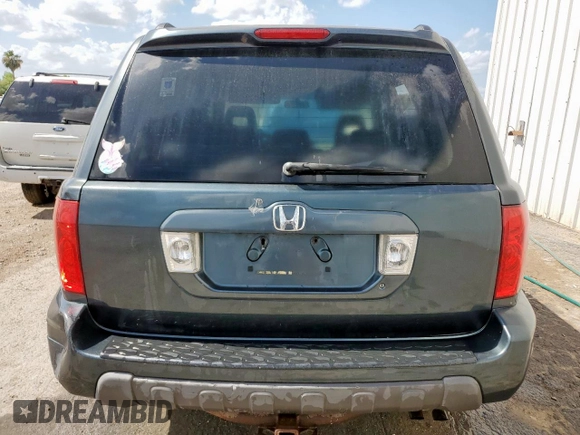 2003 Honda Pilot EX z VIN 2HKYF18583H593038, wystawiony jako Copart lot #59750725 z przebiegiem 249 921 mil mil oraz Czysty tytuł • Clean title. Historia ofert i sprzedaży dostępna na DreamBid. Obrazek 6.