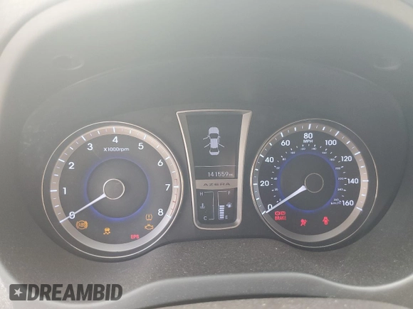 2013 Hyundai Azera with VIN KMHFG4JG6DA221364, listed as a Copart auction lot 52316895 with 141,559 mi miles and Salvage Title. Bid and sale history available at carsss.com. Image 9.