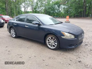 2009 Nissan Maxima S with VIN 1N4AA51E19C845238, listed as a IAAI auction lot 42344551 with 191,286 mi miles and . Bid and sale history available at DreamBid. Image 1.