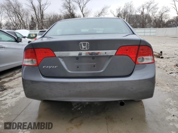 2010 Honda Civic LX with VIN 19XFA1F5XAE002086, listed as a Copart auction lot 51390825 with 109,150 mi miles and Salvage Title. Bid and sale history available at DreamBid. Image 6.