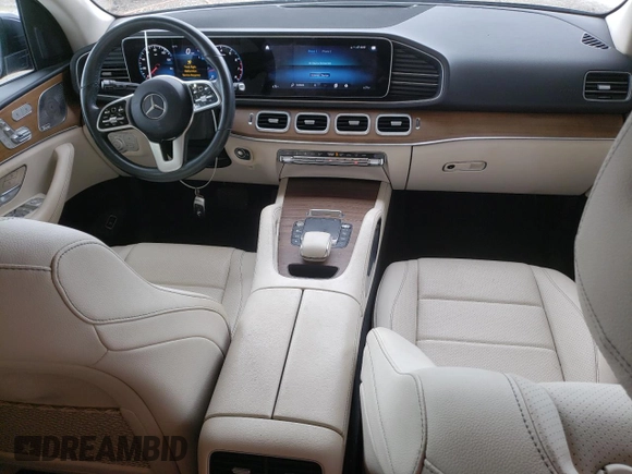 2021 Mercedes-Benz GLE 350 with VIN 4JGFB4JB8MA401559, listed as a Copart auction lot 63308195 with 42,685 mi miles and Salvage title. Bid and sale history available at DreamBid. Image 8.