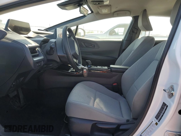 2024 Toyota Prius LE with VIN JTDADABUXR3015714, listed as a Copart auction lot 53824235 with 7,530 mi miles and Salvage title. Bid and sale history available at DreamBid. Image 7.