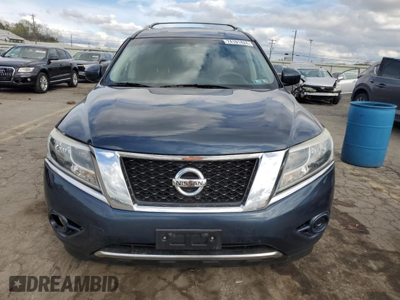 2016 Nissan Pathfinder S with VIN 5N1AR2MM8GC627181, listed as a Copart auction lot 74101424 with 92,152 mi miles and Salvage Title. Bid and sale history available at carsss.com. Image 5.