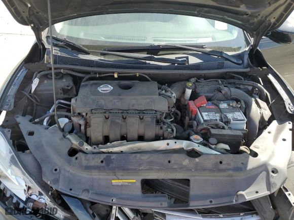 2014 Nissan Sentra SV with VIN 3N1AB7AP0EL655582, listed as a Copart auction lot 50393155 with 85,452 mi miles and Salvage Title. Bid and sale history available at carsss.com. Image 12.