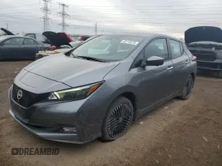 2023 Nissan LEAF SV Plus with VIN 1N4CZ1CV9PC557276, listed as a Copart auction lot 43772075 with 10,533 mi miles and Salvage Title. Bid and sale history available at DreamBid. Image 1.