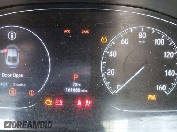 2018 Honda Accord EX with VIN 1HGCV1F41JA002433, listed as a IAAI auction lot 41933913 with 161,666 mi miles and . Bid and sale history available at DreamBid. Image 7.