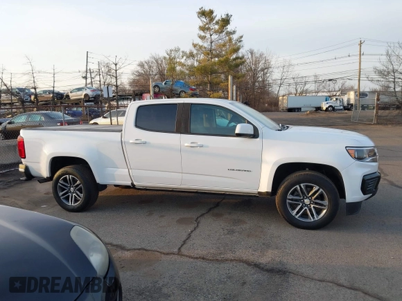 2021 Chevrolet Colorado 4WD Work Truck with VIN 1GCGTBEN5M1146688, listed as a IAAI auction lot 41795648 with 20,549 mi miles and . Bid and sale history available at DreamBid. Image 13.