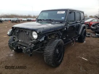 2021 Jeep Wrangler Unlimited Willys with VIN 1C4HJXDN6MW645852, listed as a Copart auction lot 81852274 with 71,353 mi miles and Salvage Title. Bid and sale history available at DreamBid. Image 1.