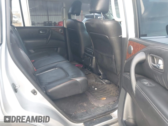 2018 Nissan Armada SV with VIN JN8AY2ND6J9057888, listed as a IAAI auction lot 41092571 with 143,263 mi miles. Bid and sale history available at carsss.com. Image 8.