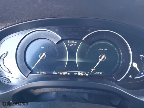 2019 BMW X3 xDrive30i with VIN 5UXTR9C55KLP84948, listed as a IAAI auction lot 41697979 with 107,537 mi miles. Bid and sale history available at carsss.com. Image 7.