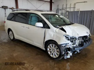 2015 Toyota Sienna XLE with VIN 5TDYK3DC4FS688299, listed as a Copart auction lot 61793155 with 57,197 mi miles and Salvage title. Bid and sale history available at DreamBid. Image 4.
