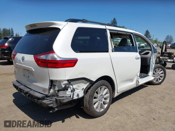 2017 Toyota Sienna with VIN 5TDDZ3DC8HS169754, listed as a IAAI auction lot 42146445 with 70,572 mi miles and . Bid and sale history available at DreamBid. Image 4.
