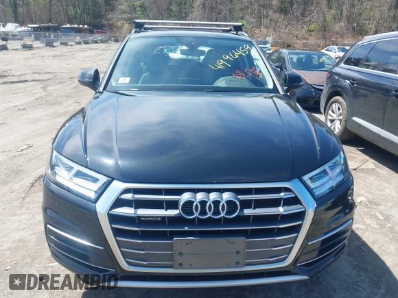 2018 Audi Q5 Premium Plus with VIN WA1BNAFY9J2141646, listed as a IAAI auction lot 41996459 with 55,311 mi miles. Bid and sale history available at carsss.com. Image 12.
