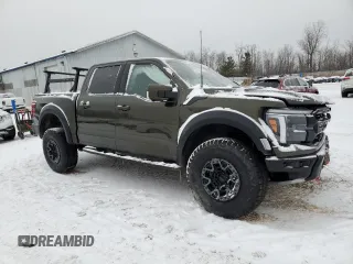 2024 Ford F-150 Raptor with VIN 1FTFW1RJ7RFA47966, listed as a Copart auction lot 88362085 with 14,783 mi miles and Salvage Title. Bid and sale history available at DreamBid. Image 4.