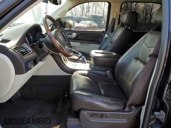 2011 Cadillac Escalade ESV Platinum Edition with VIN 1GYS4KEF0BR319171, listed as a Copart auction lot 47649995 with 194,202 mi miles and Salvage title. Bid and sale history available at DreamBid. Image 7.