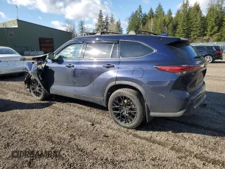 2021 Toyota Highlander Hybrid Limited with VIN 5TDXBRCH7MS048435, listed as a Copart auction lot 47585725 with 104,197 mi miles and Salvage title. Bid and sale history available at DreamBid. Image 2.