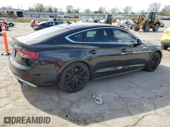 2018 Audi S5 Sportback Prestige z VIN WAUC4CF53JA062183, wystawiony jako Copart lot #50242895 z przebiegiem 101 244 mil mil oraz Czysty tytuł • Clean title. Historia ofert i sprzedaży dostępna na DreamBid. Obrazek 3.