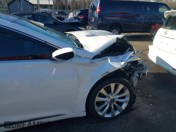 2016 Hyundai Azera Limited with VIN KMHFH4JG7GA536630, listed as a IAAI auction lot 41444129 with 128,309 mi miles and . Bid and sale history available at DreamBid. Image 19.