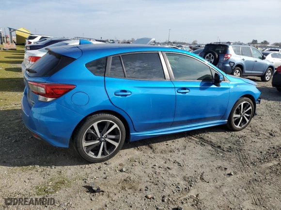 2022 Subaru Impreza Sport with VIN 4S3GTAM62N3714003, listed as a Copart auction lot 42552825 with 0 mi miles and Salvage Title. Bid and sale history available at carsss.com. Image 3.