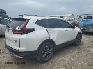 2020 Honda CR-V EX with VIN 5J6RW2H58LL041247, listed as a Copart auction lot 54484855 with 80,400 mi miles and Salvage Title. Bid and sale history available at DreamBid. Image 3.