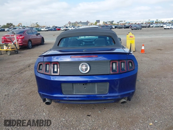 2013 Ford Mustang V6 with VIN 1ZVBP8EM2D5249971, listed as a IAAI auction lot 41501581 with 80,148 mi miles and . Bid and sale history available at DreamBid. Image 16.
