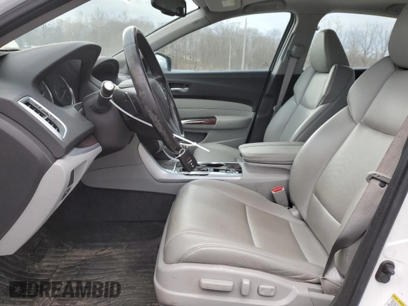 2017 Acura TLX with VIN 19UUB1F37HA002676, listed as a Copart auction lot 48238855 with 110,143 mi miles and Salvage Title. Bid and sale history available at carsss.com. Image 7.