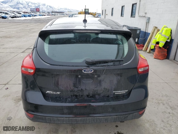 2015 Ford Focus Titanium with VIN 1FADP3N28FL234988, listed as a Copart auction lot 45776425 with 72,307 mi miles and Salvage Title. Bid and sale history available at carsss.com. Image 6.