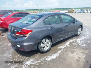 2015 Honda Civic LX with VIN 2HGFB2F59FH561578, listed as a IAAI auction lot 42622451 with 115,387 mi miles and . Bid and sale history available at DreamBid. Image 4.