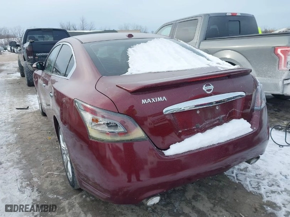 2012 Nissan Maxima 3.5 S with VIN 1N4AA5AP6CC842148, listed as a IAAI auction lot 41352124 with 124,852 mi miles. Bid and sale history available at carsss.com. Image 3.