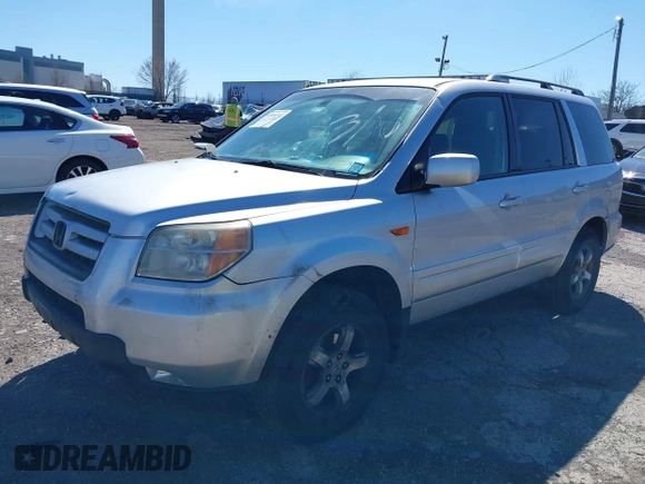 2007 Honda Pilot EX-L with VIN 2HKYF18597H514837, listed as a IAAI auction lot 41800365 with 194,341 mi miles. Bid and sale history available at carsss.com. Image 2.