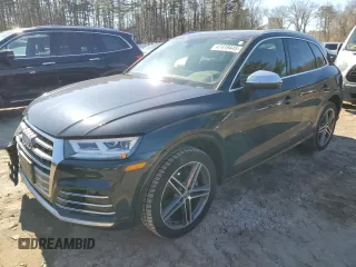 2019 Audi SQ5 Premium Plus with VIN WA1B4AFY8K2112322, listed as a Copart auction lot 47419445 with 97,717 mi miles and Salvage Title. Bid and sale history available at carsss.com. Image 1.