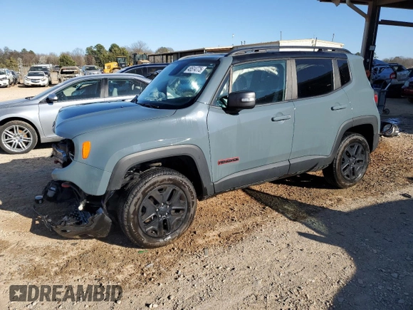 2018 Jeep Renegade Trailhawk with VIN ZACCJBCB1JPH97521, listed as a Copart auction lot 48514775 with 68,612 mi miles and Salvage Title. Bid and sale history available at carsss.com. Image 1.