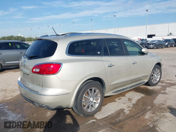 2014 Buick Enclave Leather with VIN 5GAKRBKD4EJ133048, listed as a IAAI auction lot 40643969 with 118,743 mi miles and . Bid and sale history available at DreamBid. Image 4.