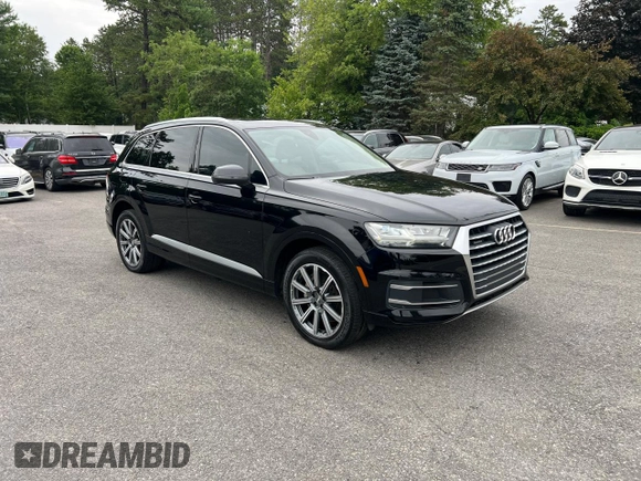 2019 Audi Q7 Premium Plus z VIN WA1LHAF7XKD044979, wystawiony jako Copart lot #63196635 z przebiegiem 150 266 mil mil oraz Czysty tytuł • Clean title. Historia ofert i sprzedaży dostępna na DreamBid. Obrazek 1.