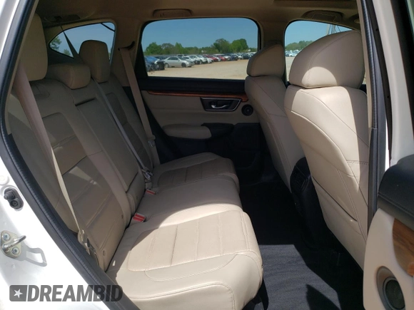 2018 Honda CR-V EX-L with VIN 2HKRW1H84JH518798, listed as a Copart auction lot 53500745 with 131,475 mi miles and Salvage Title. Bid and sale history available at DreamBid. Image 12.