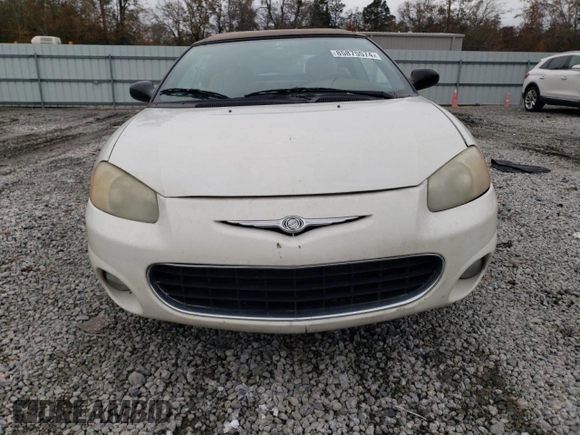 2001 Chrysler Sebring LXi z VIN 1C3EL55U81N557611, wystawiony jako Copart lot #85875574 z przebiegiem 225 083 mil mil oraz Czysty tytuł • Clean title. Historia ofert i sprzedaży dostępna na DreamBid. Obrazek 5.
