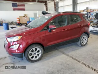 2019 Ford EcoSport SE with VIN MAJ3S2GE4KC281943, listed as a Copart auction lot 57219385 with 3,217 mi miles and Salvage title. Bid and sale history available at DreamBid. Image 1.