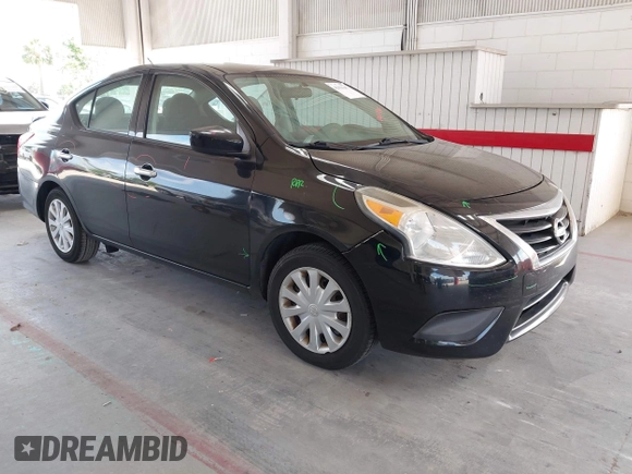 2016 Nissan Versa SV with VIN 3N1CN7AP5GL869163, listed as a IAAI auction lot 42121267 with 106,680 mi miles and . Bid and sale history available at DreamBid. Image 1.