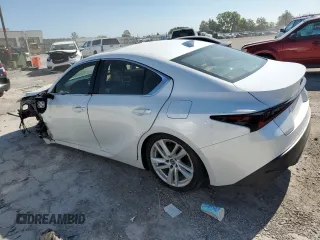 2021 Lexus IS with VIN JTHC81F29M5044638, listed as a Copart auction lot 60393903 with 49,179 mi miles. Bid and sale history available at carsss.com. Image 2.