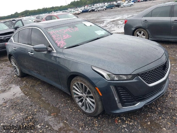 2020 Cadillac CT5 Premium Luxury with VIN 1G6DT5RW2L0153256, listed as a IAAI auction lot 39952938 with 50,220 mi miles. Bid and sale history available at carsss.com. Image 1.
