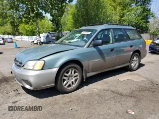 2003 Subaru Legacy Outback с VIN 4S3BH665837642145, выставлен на аукционе Copart как лот 54996665 с пробегом 167 036 миль миль и Списание • Salvage title. История ставок и продаж доступна на DreamBid. Изображение 1.