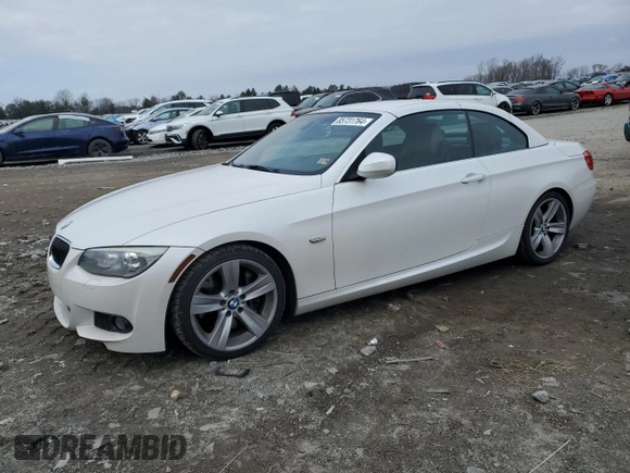 2013 BMW 3 Series 335i with VIN WBADX7C58DJ589356, listed as a Copart auction lot 85731764 with 107,492 mi miles and Salvage Title. Bid and sale history available at DreamBid. Image 1.