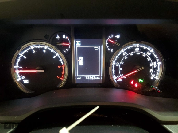 2020 Toyota 4Runner SR5 with VIN JTEZU5JR9L5221797, listed as a Copart auction lot 56103475 with 73,343 mi miles and Clean title. Bid and sale history available at DreamBid. Image 9.