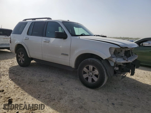 2008 Ford Explorer XLT with VIN 1FMEU63E58UB28366, listed as a Copart auction lot 49701685 with 225,584 mi miles and Salvage Title. Bid and sale history available at carsss.com. Image 4.